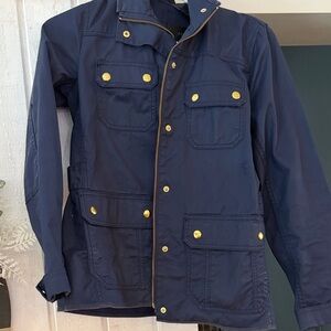 Navy Jacket with Gold Accents